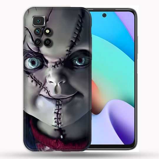 Coque Pour Xiaomi Redmi 10 Horreur Chucky Cicatrice