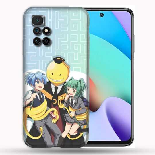 Coque Pour Xiaomi Redmi 10 Manga Assassination Classroom Kuro Trio