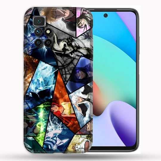 Coque Pour Xiaomi Redmi 10 Manga Bleach Pele Mele