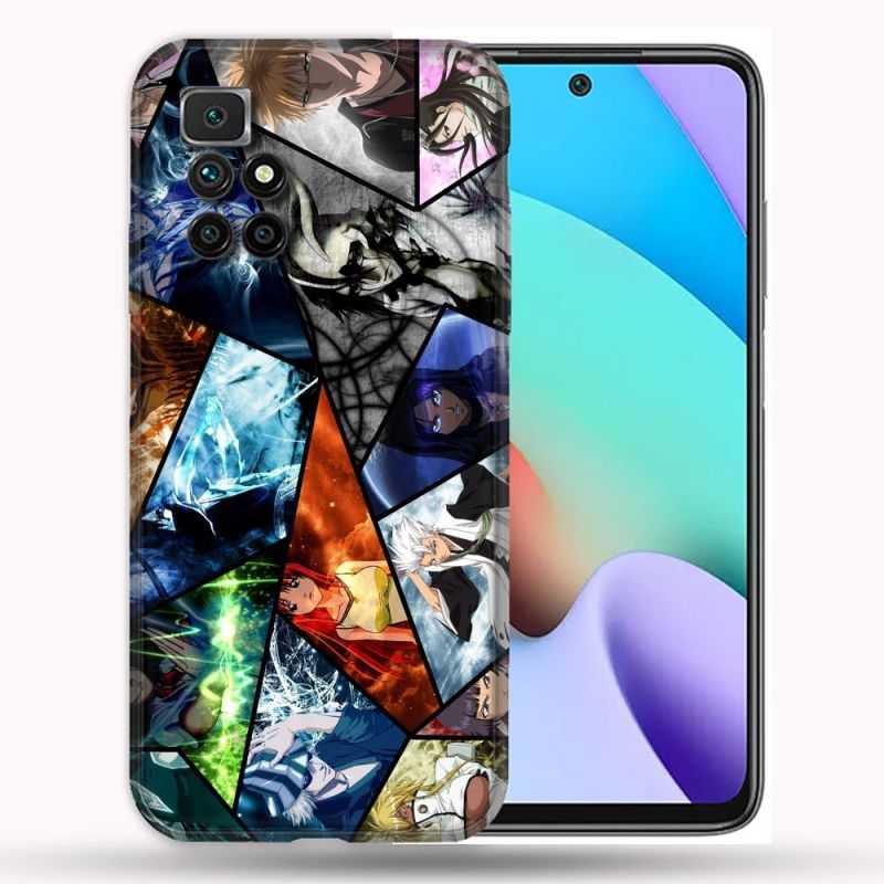 Coque Pour Xiaomi Redmi 10 Manga Bleach Pele Mele