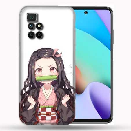 Coque Pour Xiaomi Redmi 10 Manga Demon Slayer Nezuko