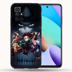 Coque Pour Xiaomi Redmi 10 Manga Demon Slayer Noir