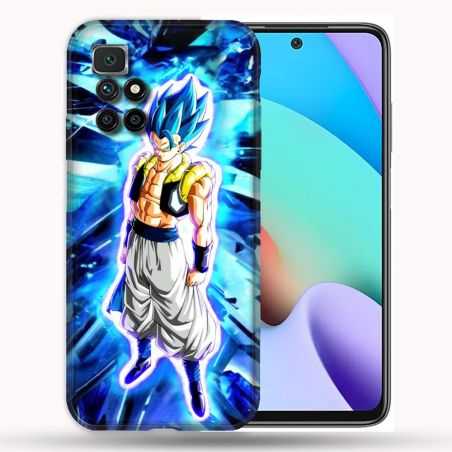 Coque Pour Xiaomi Redmi 10 Manga Dragon Ball Gogeta Lumiere