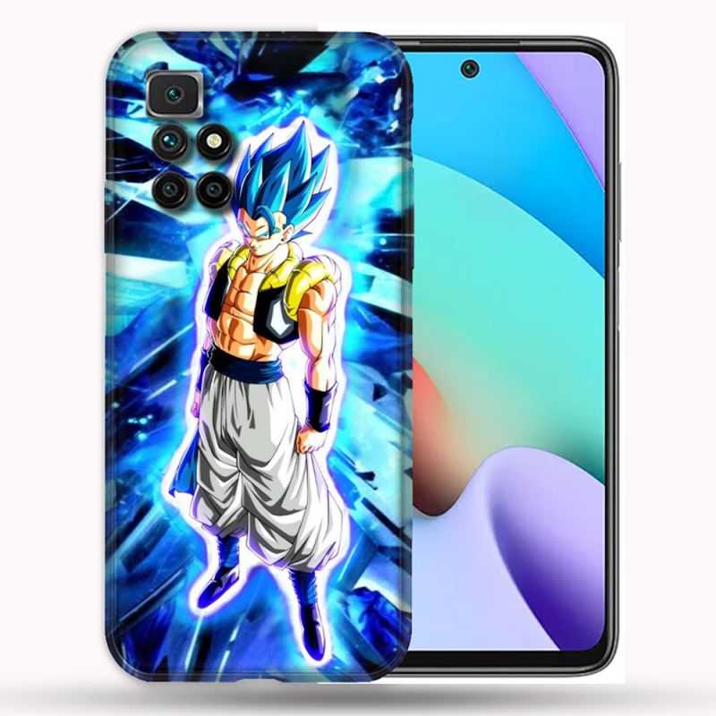 Coque Pour Xiaomi Redmi 10 Manga Dragon Ball Gogeta Lumiere