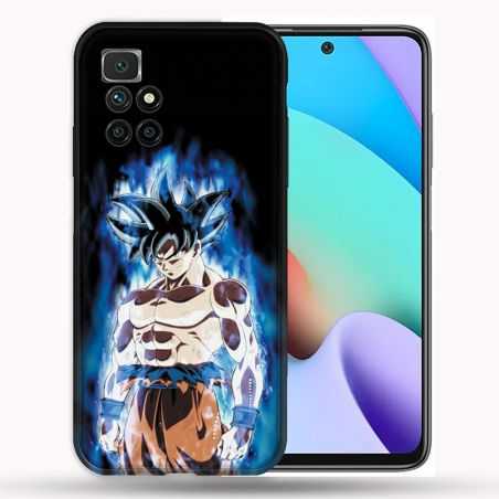 Coque Pour Xiaomi Redmi 10 Manga Dragon Ball Sangoku Noir