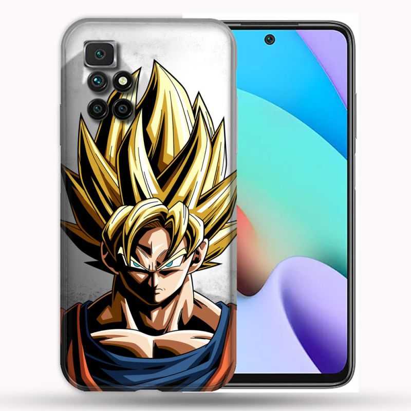 Coque Pour Xiaomi Redmi 10 Manga Dragon Ball Sangoku Portrait