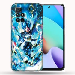 Coque Pour Xiaomi Redmi 10 Manga Dragon Ball Vegeta Bleu
