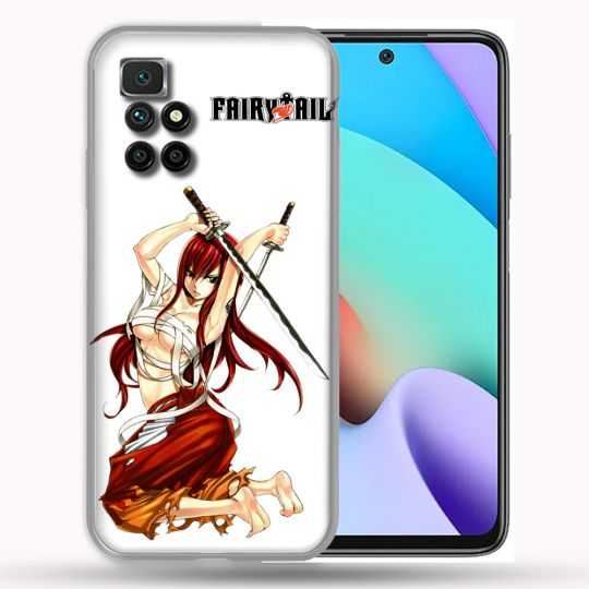 Coque Pour Xiaomi Redmi 10 Manga Fairy Tail Erza