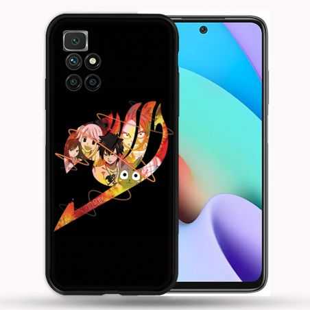 Coque Pour Xiaomi Redmi 10 Manga Fairy Tail Logo Noir