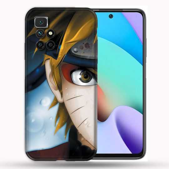 Coque Pour Xiaomi Redmi 10 Manga Naruto Blanc