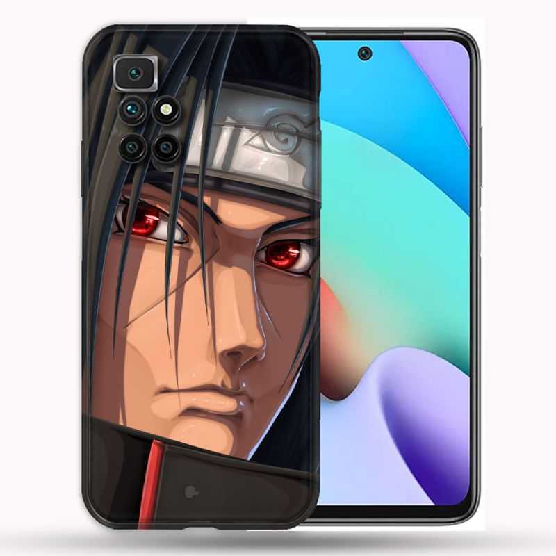 Coque Pour Xiaomi Redmi 10 Manga Naruto Itachi Visage