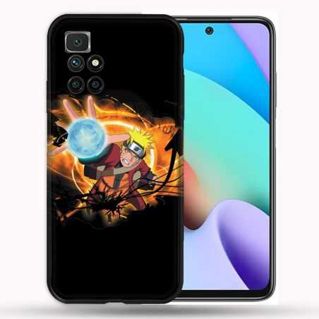 Coque Pour Xiaomi Redmi 10 Manga Naruto Noir