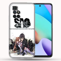Coque Pour Xiaomi Redmi 10 Manga SAO sword Art Online Blanc