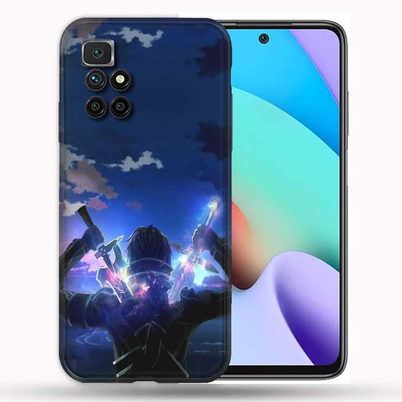 Coque Pour Xiaomi Redmi 10 Manga SAO sword Art Online Epee