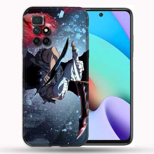 Coque Pour Xiaomi Redmi 10 Manga Solo Leveling Sung Epee