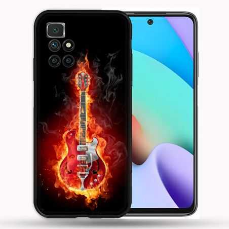 Coque Pour Xiaomi Redmi 10 Musique Guitare Electrique