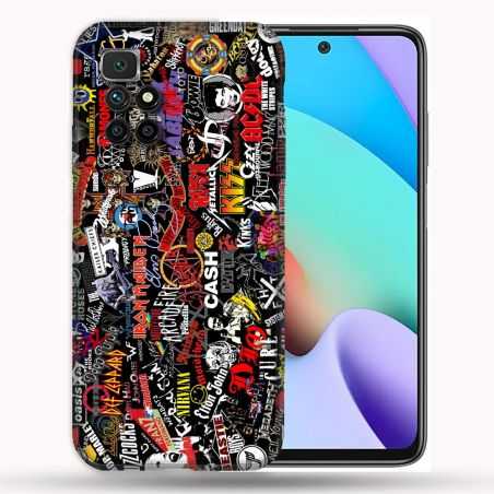 Coque Pour Xiaomi Redmi 10 Musique Rock Groupe