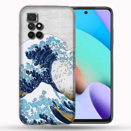 Coque Pour Xiaomi Redmi 10 Peinture La Grande Vague