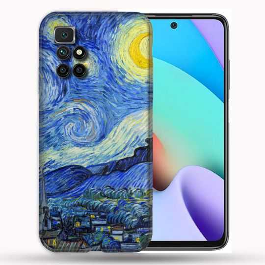 Coque Pour Xiaomi Redmi 10 Peinture La nuit étoilée