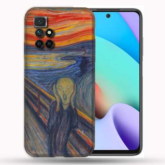 Coque Pour Xiaomi Redmi 10 Peinture Le Cri