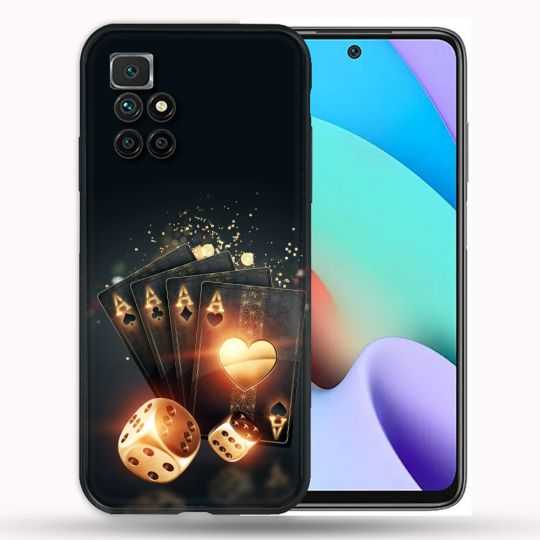 Coque Pour Xiaomi Redmi 10 Poker Des