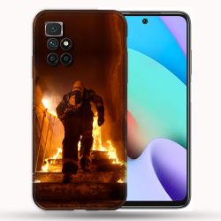 Coque Pour Xiaomi Redmi 10 Pompier Escalier