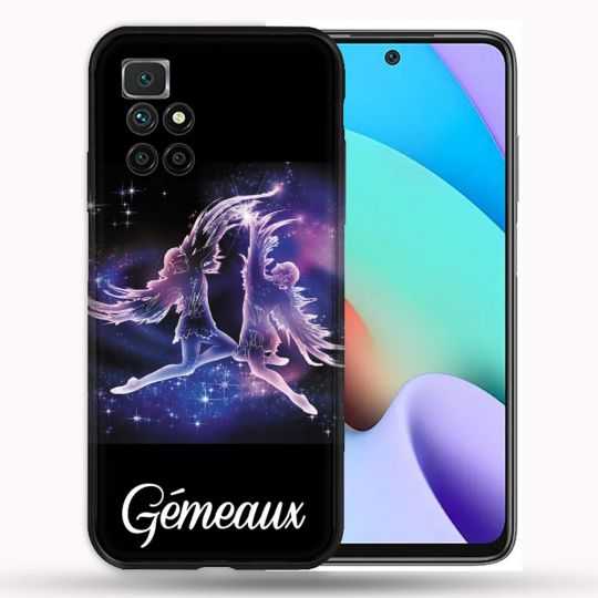 Coque Pour Xiaomi Redmi 10 Signe Zodiaque 2 Gémeaux