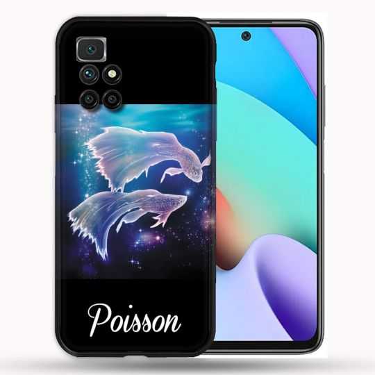 Coque Pour Xiaomi Redmi 10 Signe Zodiaque 2 Poisson