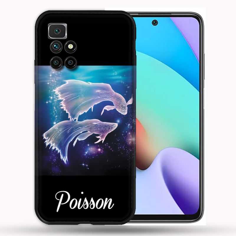 Coque Pour Xiaomi Redmi 10 Signe Zodiaque 2 Poisson