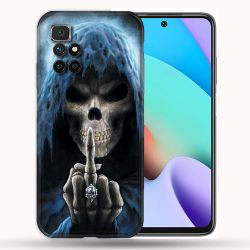 Coque Pour Xiaomi Redmi 10 Tete de Mort Doigt