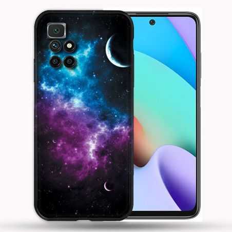 Coque Pour Xiaomi Redmi 10 Univers Bleu Violet