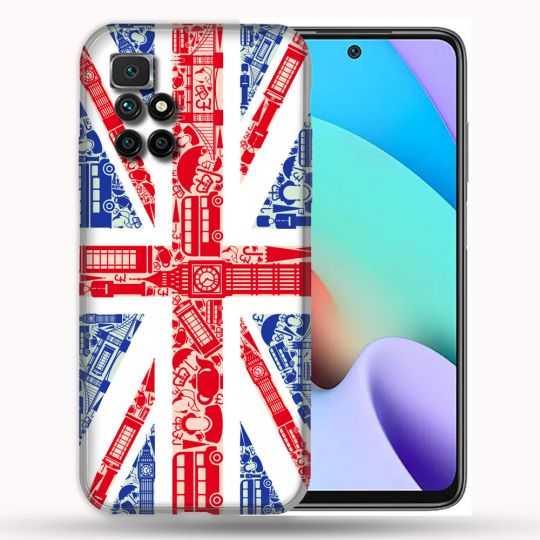 Coque Pour Xiaomi Redmi 10 Voyage Angleterre Blanc