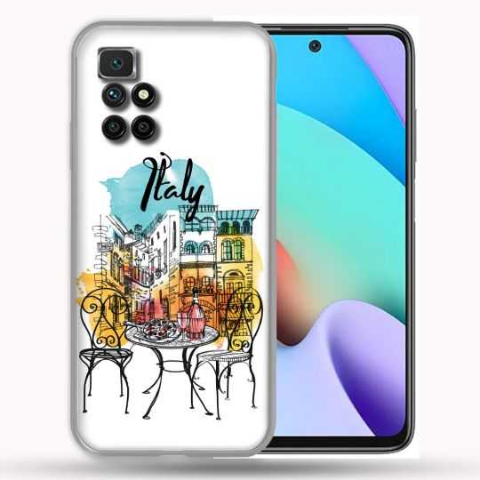 Coque Pour Xiaomi Redmi 10 Voyage Italie Vintage