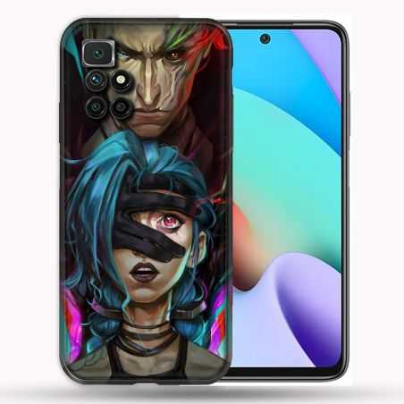 Coque Pour Xiaomi Redmi 10 Arcane Jynx Bleu