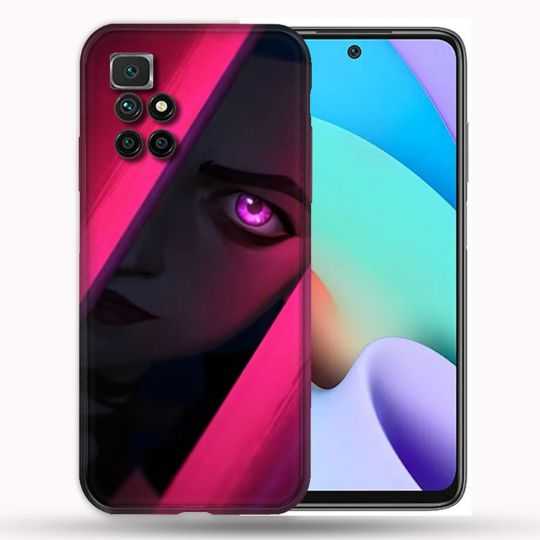 Coque Pour Xiaomi Redmi 10 Arcane Jynx Rose