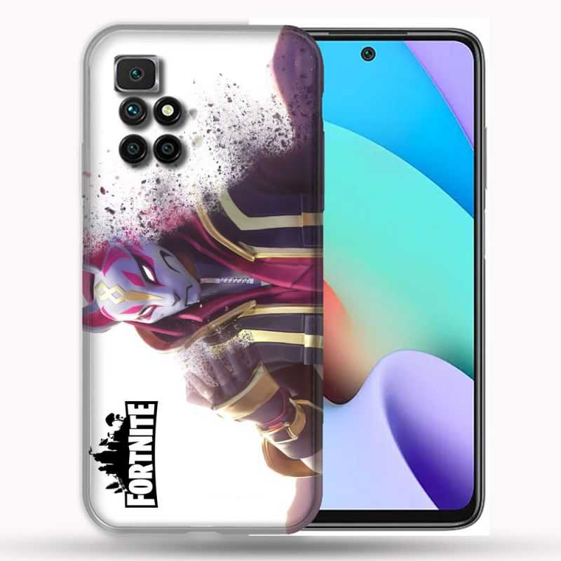 Coque Pour Xiaomi Redmi 10 Fortnite Blanc