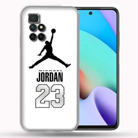 Coque Pour Xiaomi Redmi 10 Jordan 23 Blanc