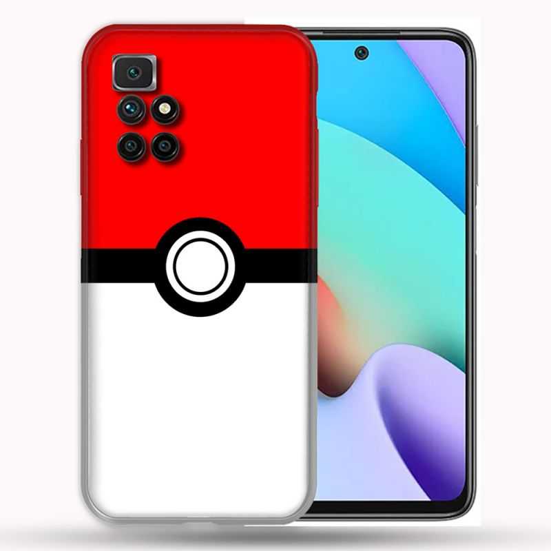 Coque Pour Xiaomi Redmi 10 Pokemon Pokeball