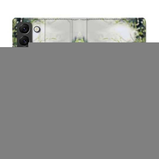 Housse Cuir Portefeuille Pour Samsung Galaxy S22 Plus Animal Panda Color