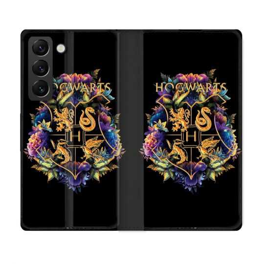 Housse Cuir Portefeuille Pour Samsung Galaxy S22 Harry Potter Hogwarts