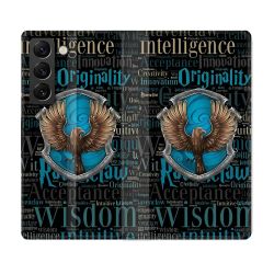 Housse Cuir Portefeuille Pour Samsung Galaxy S22 Harry Potter Serdaigle