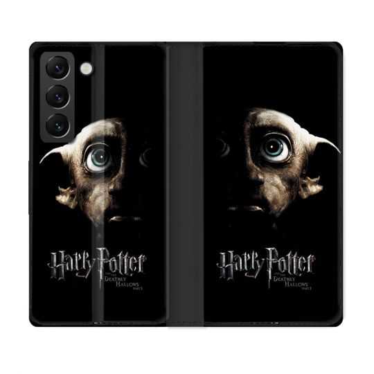 Housse Cuir Portefeuille Pour Samsung Galaxy S22 Plus Harry Potter Hollows Dobby