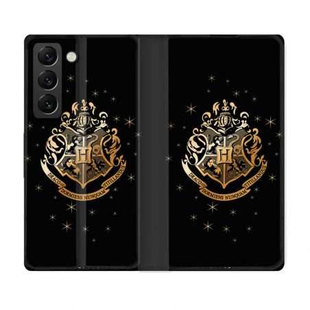 Housse Cuir Portefeuille Pour Samsung Galaxy S22 Plus Harry Potter Poudlard
