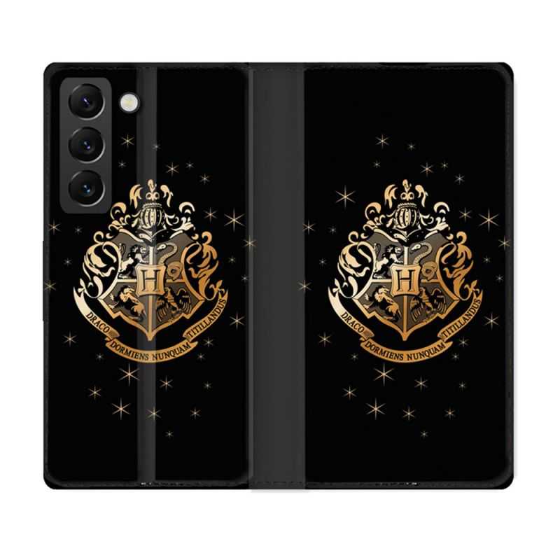 Housse Cuir Portefeuille Pour Samsung Galaxy S22 Plus Harry Potter Poudlard