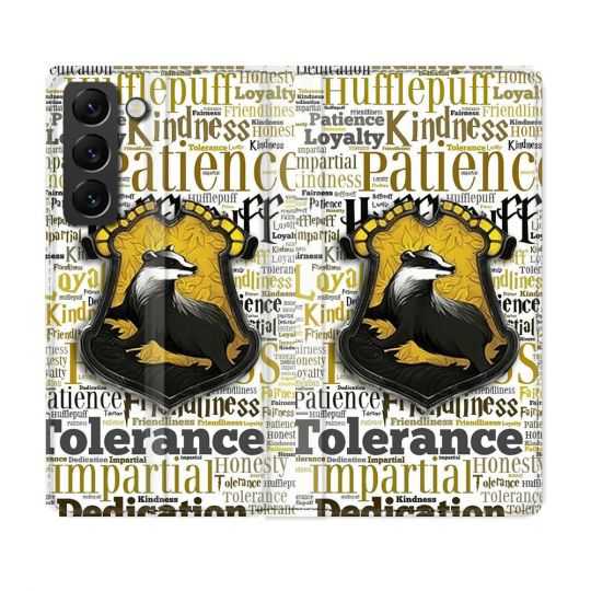 Housse Cuir Portefeuille Pour Samsung Galaxy S22 Plus Harry Potter Poursouffle