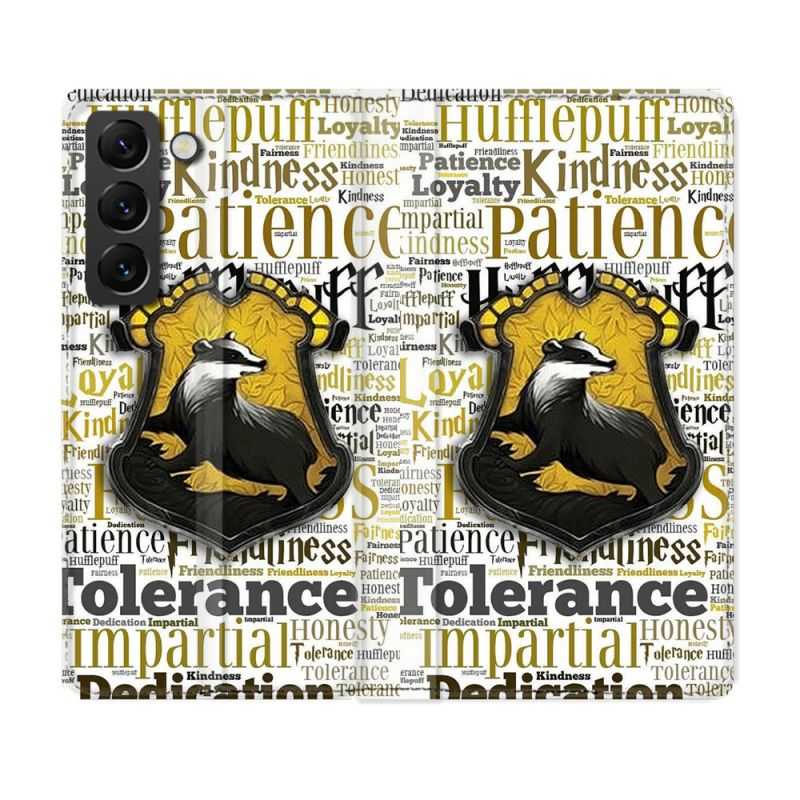 Housse Cuir Portefeuille Pour Samsung Galaxy S22 Plus Harry Potter Poursouffle