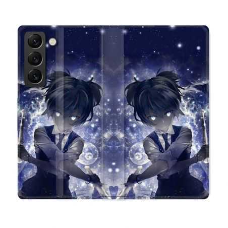 Housse Cuir Portefeuille Pour Samsung Galaxy S22 Plus Manga Assassination Classroom Nagisa