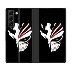 Housse Cuir Portefeuille Pour Samsung Galaxy S22 Manga Bleach Masque