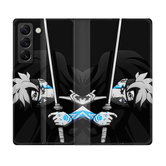 Housse Cuir Portefeuille Pour Samsung Galaxy S22 Plus Manga Boruto Epée