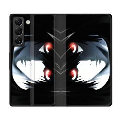 Housse Cuir Portefeuille Pour Samsung Galaxy S22 Plus Manga Death Note L